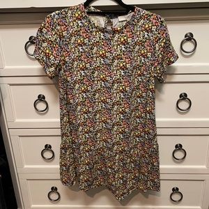 Loft floral tshirt dress